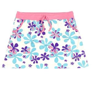 Vintage Y2K Flower Power Mini Skirt